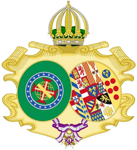 Teresa Cristina Of The Two Sicilies Empress Of Brazil Coat Of Arms