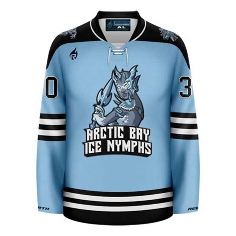 Jersey Ninja Arctic Bay Ice Nymphs Mythical Hockey Jersey