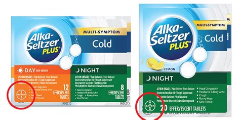 There's a Recall for Some Alka-Seltzer Plus Cold Medicines With Misleading Labels | SELF