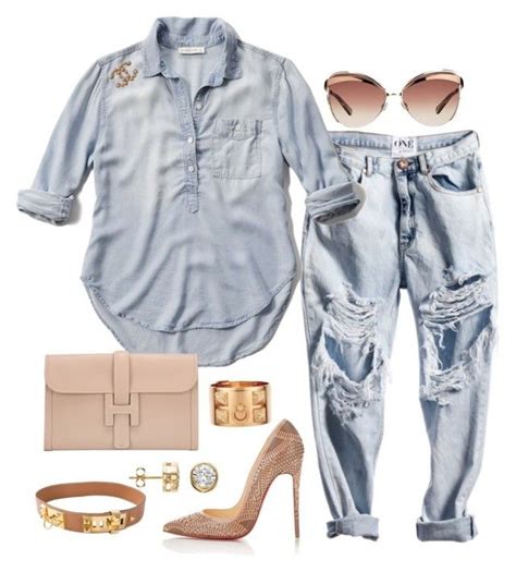 Denim Blues Fashion Outfit