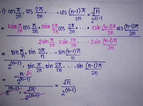 Sequences And Series Using Roots Of Unity To Prove That Cos Frac