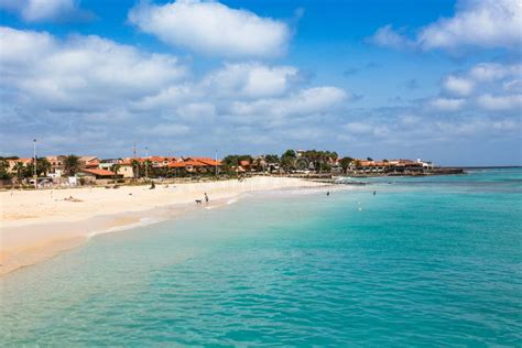 Santa Maria Beach in Sal Island Cape Verde - Cabo Verde Stock Image ...