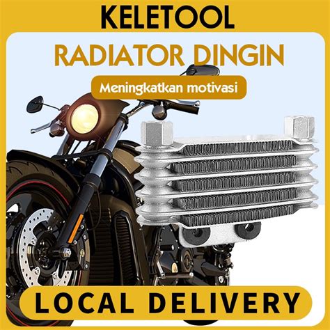 Jual Pengganti Radiator Universal Radiator 5 Baris Pendingin Oli Sepeda