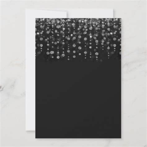 Surprise 40th Birthday Invitation Silver Glitter Zazzle