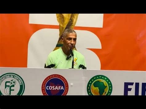 BLACK STARS COACH CHRIS HUGHTON SPEAKS AHEAD OF COMOROS MATCH