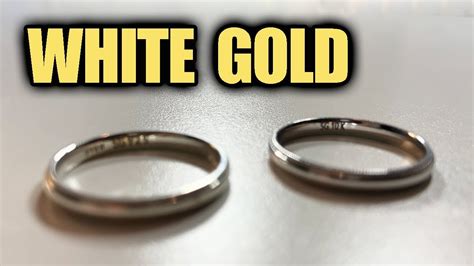 White Gold Vs Sterling Silver Youtube