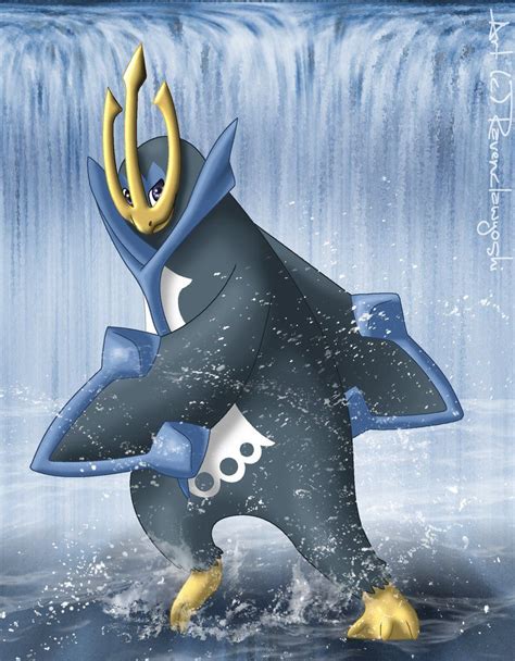 Empoleon Original Team 1 Generation 4 Pokemon Drawings Nerd