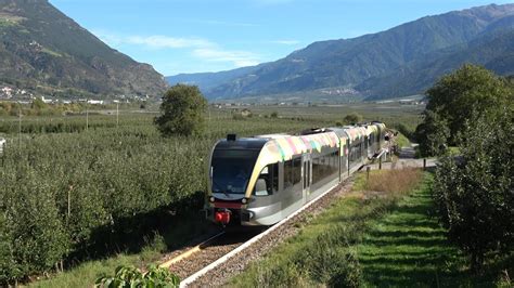 Fvv La Ferrovia Della Val Venosta Sulla Salita Prima Di Silandro