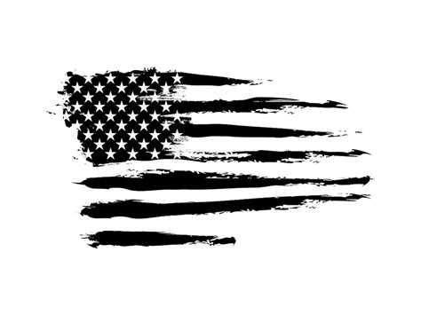 Grunge American Flag SVG - Etsy