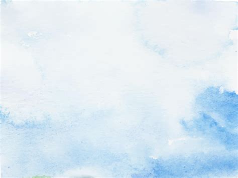 Premium Vector Blue Sky Watercolor Background Abstract Painted