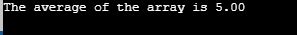 marks write   function  find  average   array