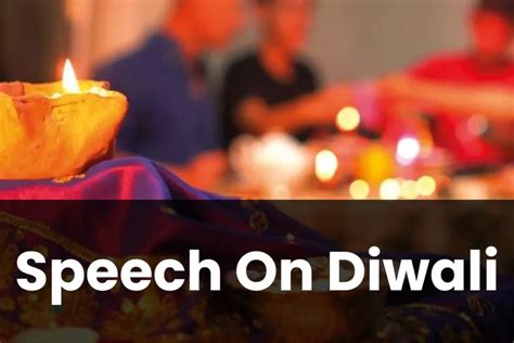 Speech On Diwali for School Students and Children in English