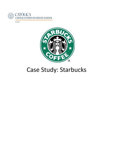 Starbucks Case Study Case Study Starbucks Starbucks Roce Tended