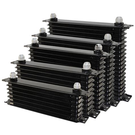 10 Row An10 Engine 262mm 7 8 14 Unf Aluminum Transmission Oil Cooler Radiator Ebay