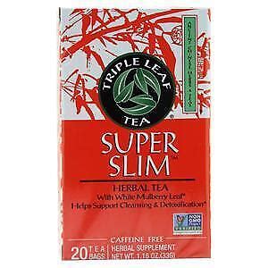 Triple Leaf Tea Super Slim Herbal Tea 20 Pckts 23991000118 EBay