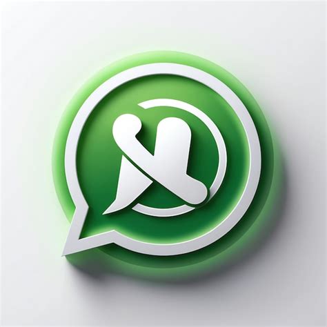 Dise O Minimalista Del Logotipo De Whatsapp Imagen Premium Generada