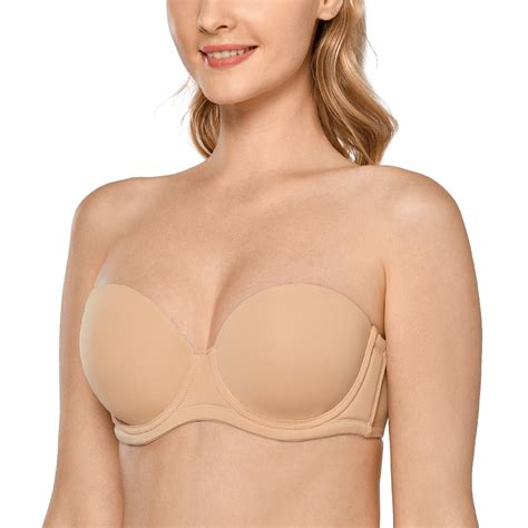 Delimira Womens Underwire Strapless Bra Full Coverage Multiway Bras Plus Size