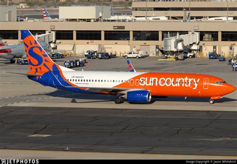 N850sy Boeing 737 8kn Sun Country Airlines Jason Whitebird