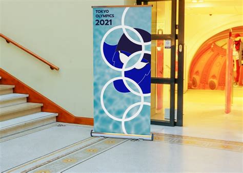 Vertical Banner For Shopping Mall Or Building Entrance Mediamodifier