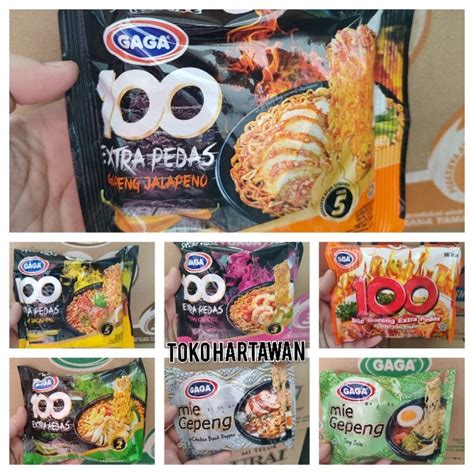 Jual Mie Gaga Dus Kuah Dan Goreng Jalapeno Chipthole Extra Pedas Soup