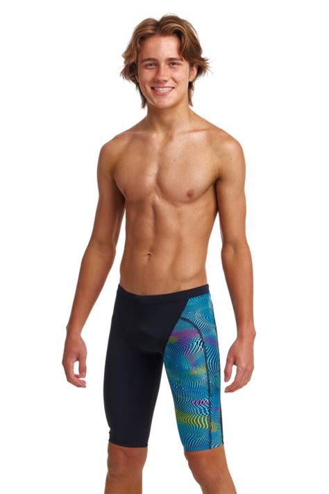 Funky Trunks Jungen Training Jammers Wires Crossed Schwimmshop Hausmann