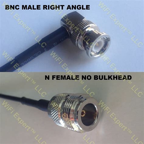 Rg Bnc Male Angle To N Female Coaxial Rf Pigtail Cable Rf Coaxial