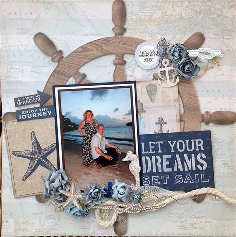 Holiday Scrapbook Beach Scrapbook Layouts Cruise Scrapbook Pages