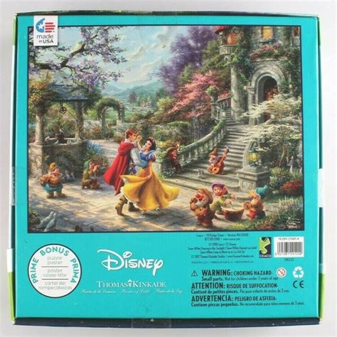 Disney Thomas Kinkade Puzzle 750 Piece Snow White And The Seven