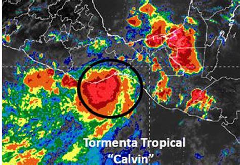 La depresión tropical 3 E evoluciona a Tormenta Tropical Calvin El