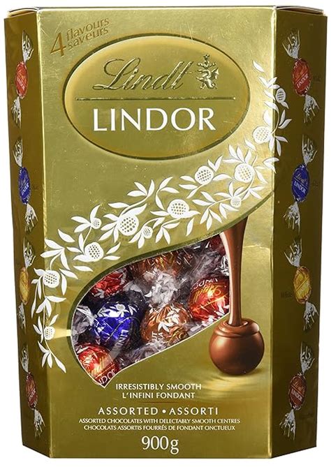 Lindt Lindor Assorted Chocolates Large Box 900g3174oz