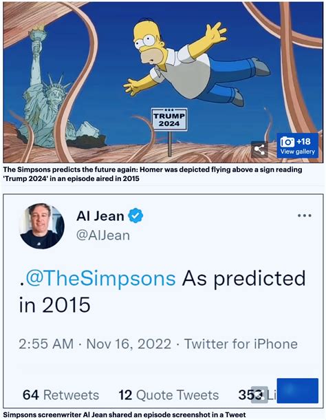 The Simpsons Series Predicted Donald Trump Would Run In 2024 22MOON