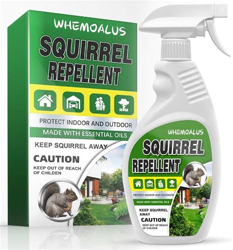 Amazon Daliyrepal Squirrel Repellent Outdoor Chipmunk Repellent