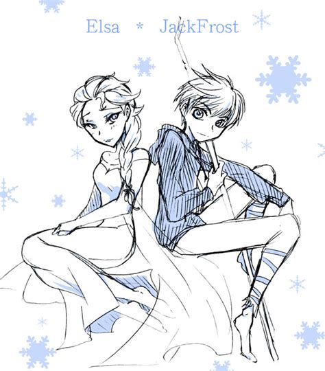 Jack Frost And Queen Elsa Elsa Jack Frost Photo Fanpop