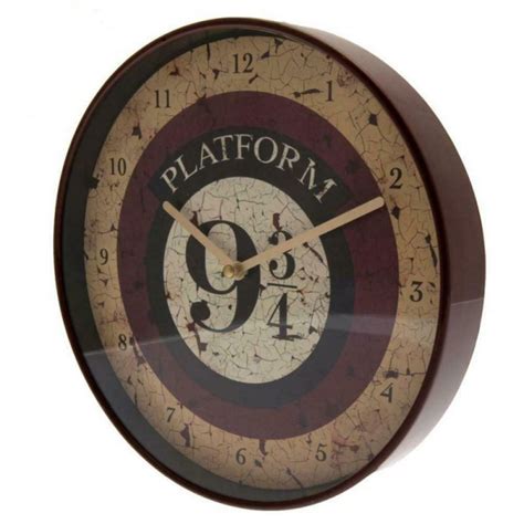 Horloge Geek Harry Potter Quai 9 3 4 Sur Cadeaux Et Anniversaire