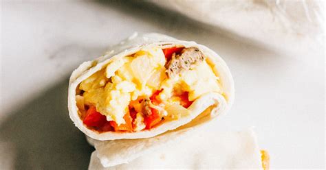 Freezer Friendly Breakfast Burritos