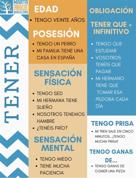 The Thousand Faces Of The Verb Tener In Spanish Barcelona Spanish