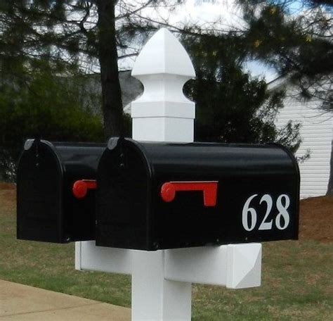 Charlotte Duplex Vinyl Pvc Mailbox Post White Includes