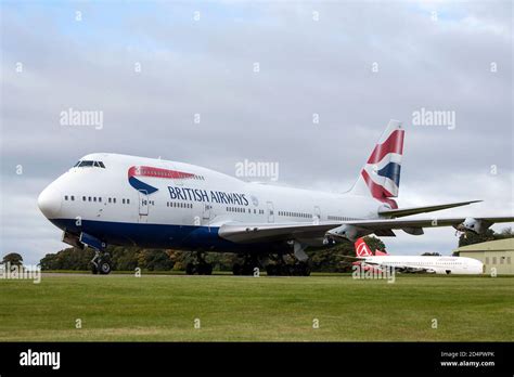 G Byga British Airways Boeing 747 At Cotswold Airport Kemble October 2020 Stored With Air