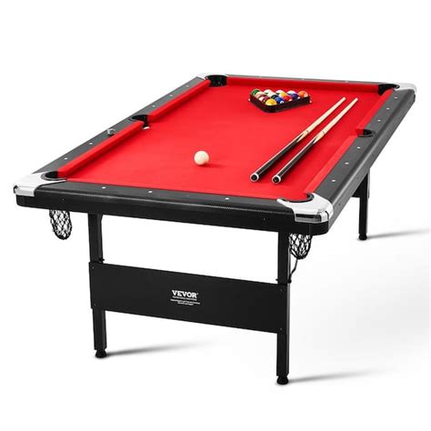 VEVOR Billiards Table 7 Ft Pool Table Portable Foldable Space Saving