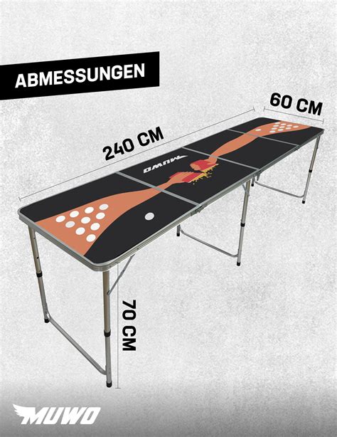 Muwo Teamplayer Bierpongtafel Set Met Kopjes Sport Korting Nl