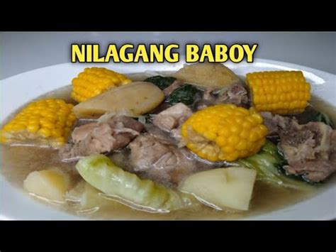 NILAGANG BABOY EASY TO COOK PAGKAING PINOY YouTube