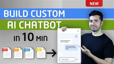 How To Build AI ChatBot With Custom Knowledge Base In 10 Mins YouTube