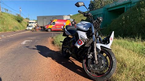 Ciclista Sofre Grave Fratura Na Perna Em Acidente Na Marginal Da Br