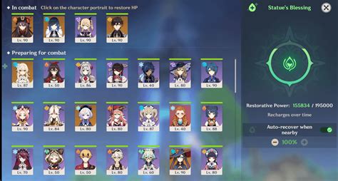 I only now realized that in the Statue's Blessing screen, you can ...