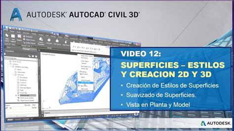 CIVIL 3D 12 SUPERFICIES ESTILOS Y CREACIÓN DESDE PUNTOS YouTube