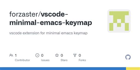 Github Forzastervscode Minimal Emacs Keymap Vscode Extension For