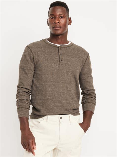 Waffle Henley T Shirt Old Navy