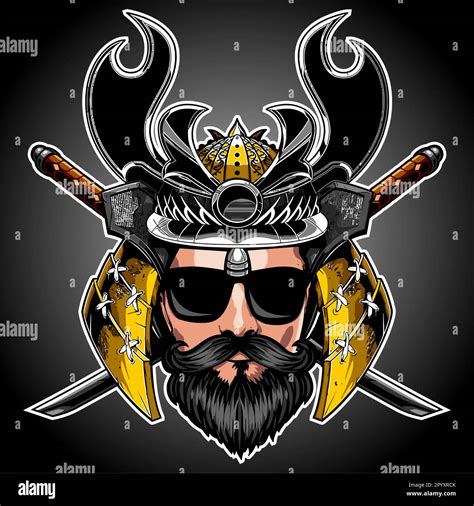 Samurai Vector Template Stock Vector Image And Art Alamy