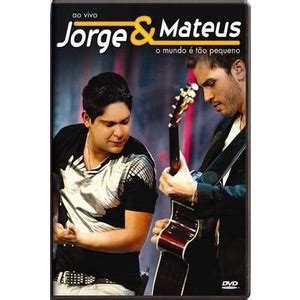 Jorge E Mateus Ao Vivo O Mundo E Pequeno Duplo Dvd Original Lacrado