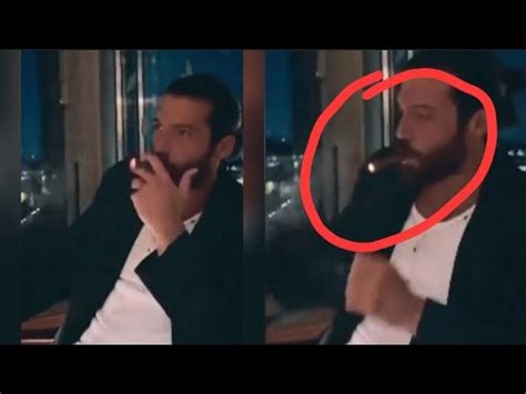 Can Yaman used a cigarette and showed it to Demet Özdemir YouTube